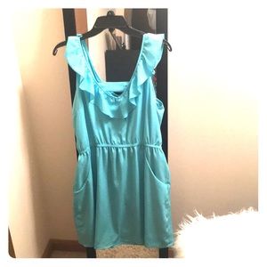 Aqua summer dress